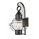 Ellington Sconce shown in the Gunmetal finish with a Clear shade - 9611-GM-CL