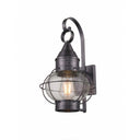 Ellington Sconce shown in the Gunmetal finish with a Clear shade - 9621-GM-CL