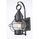 Ellington Sconce shown in the Gunmetal finish with a Clear shade - 9631-GM-CL