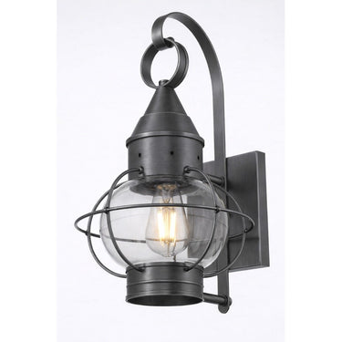 Ellington Sconce shown in the Gunmetal finish with a Clear shade - 9631-GM-CL