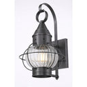Ellington Sconce shown in the Gunmetal finish with a Optic shade - 9631-GM-OPT