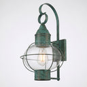 Ellington Sconce shown in the Verde Green finish with a Clear shade - 9611-VG-CL