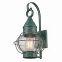 Ellington Sconce shown in the Verde Green finish with a Clear shade - 9621-VG-CL