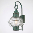 Ellington Sconce shown in the Verde Green finish with a Optic shade - 9611-VG-OPT
