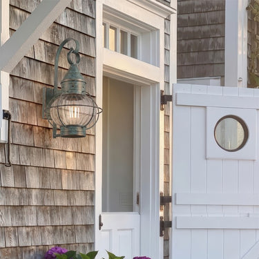 Ellington Sconce shown in the Verde Green finish with a Optic shade - 9621-VG-OPT 2