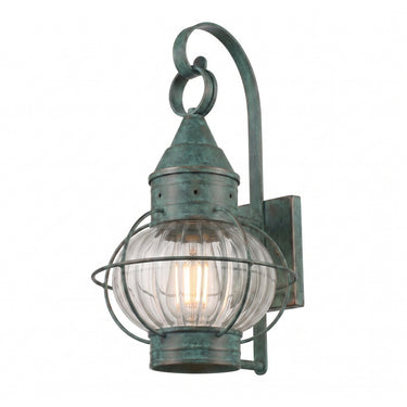 Ellington Sconce shown in the Verde Green finish with a Optic shade - 9621-VG-OPT