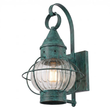 Ellington Sconce shown in the Verde Green finish with a Optic shade - 9631-VG-OPT