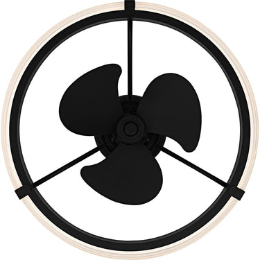 Elrod Fandelier in Matte Black 2