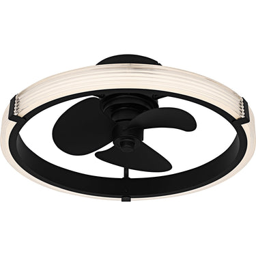 Elrod Fandelier in Matte Black 6