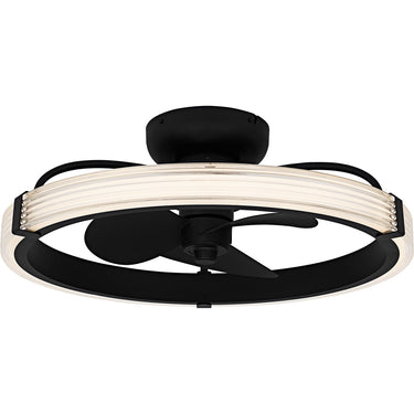 Elrod Fandelier in Matte Black 1