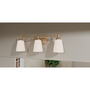 Esther 3 Light Bath Light in Bronze Gold 2