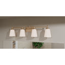Esther 4 Light Bath Light in Bronze Gold 2