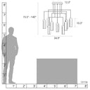 Exos 10-Light Mobile Pendant 8