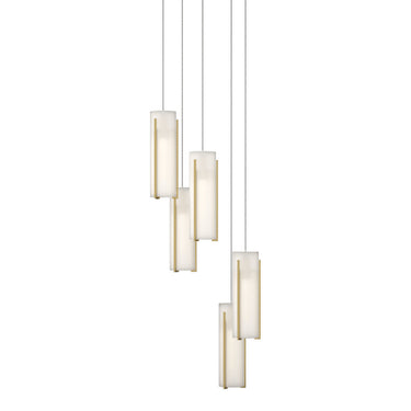 Exos Glass 5-Light Pendant 24