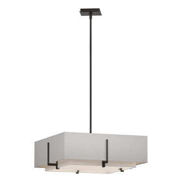 Exos Square Double Shade Pendant 12