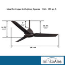 F753 Java 54" Ceiling Fan by Minka Aire 10
