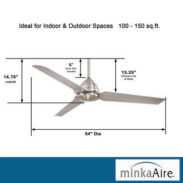 F753 Java 54" Ceiling Fan by Minka Aire 9