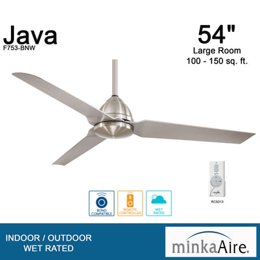 F753 Java 54" Ceiling Fan by Minka Aire 1