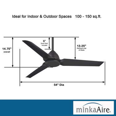 F753 Java 54" Ceiling Fan by Minka Aire 11