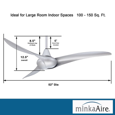 F843 Wave 52" Ceiling Fan by Minka Aire 17