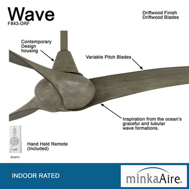 F843 Wave 52" Ceiling Fan by Minka Aire 10