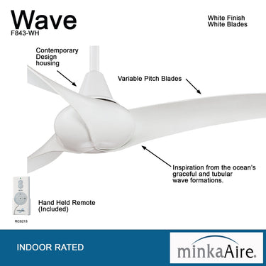 F843 Wave 52" Ceiling Fan by Minka Aire 12