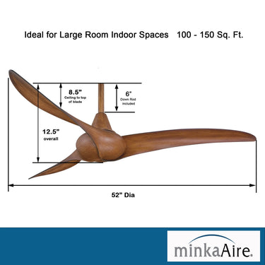 F843 Wave 52" Ceiling Fan by Minka Aire 14