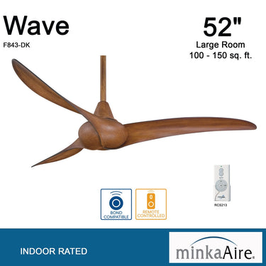 F843 Wave 52" Ceiling Fan by Minka Aire 4