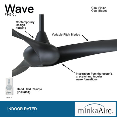 F843 Wave 52" Ceiling Fan by Minka Aire 8