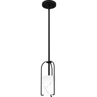 Fairbanks 1 Light Mini Pendant in Matte Black 5