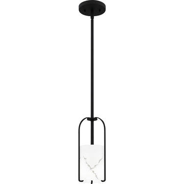 Fairbanks 1 Light Mini Pendant in Matte Black 1
