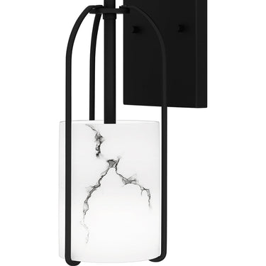 Fairbanks 1 Light Wall Sconce in Matte Black 2