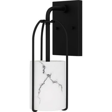 Fairbanks 1 Light Wall Sconce in Matte Black 5