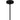 Faye 1 Light Mini Pendant in Matte Black 3