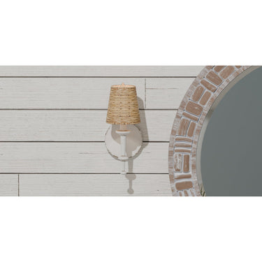 Flannery 1 Light Wall Sconce in Antique White 4