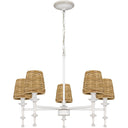 Flannery 5 Light Chandelier in Antique White 4
