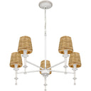 Flannery 5 Light Chandelier in Antique White 6
