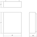 Flat Box LED Sconce 4