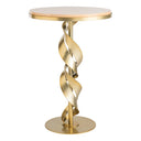 Folio Wood Top Accent Table 