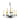 Framburg 1319 CH Black Forest 9-Light Dining Chandelier in Charcoal - Crescent Harbor