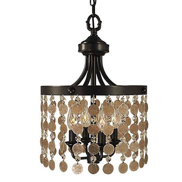 Framburg 2484 Naomi 4-Light Mini Chandelier - Crescent Harbor