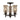 Framburg 2506 Sheraton 3-Light Semi-Flush Mount - Crescent Harbor