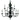 Framburg 2529 Jamestown 9-Light Dining Chandelier