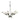 Framburg 3076 Quasar 6-Light Chandelier