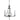 Framburg 3093 PN Allena 3-Light Chandelier in Polished Nickel