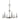 Framburg 3106 PN Pirouette 6-Light Chandelier in Polished Nickel - Crescent Harbor