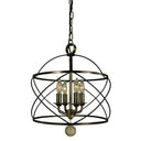 Framburg 4414 Nantucket 4-Light Mini Chandelier - Crescent Harbor