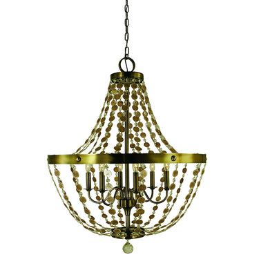 Framburg 4486 Naomi 6-Light Foyer Chandelier