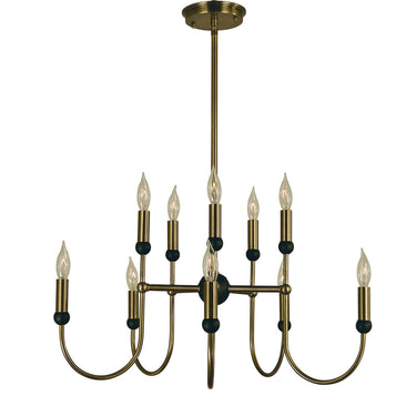 Framburg 4795 Nicole 10-Light Dining Chandelier