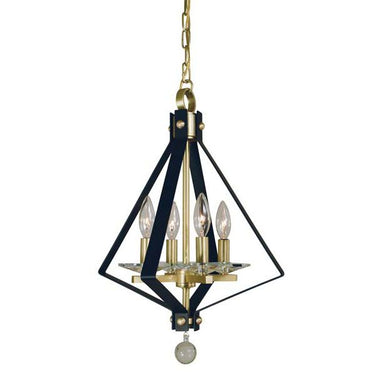 Framburg 4924 Ice 4-Light Mini Chandelier - Crescent Harbor
